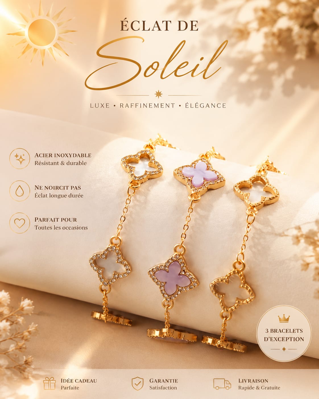 Bracelet collection soleil Disney Raiponce