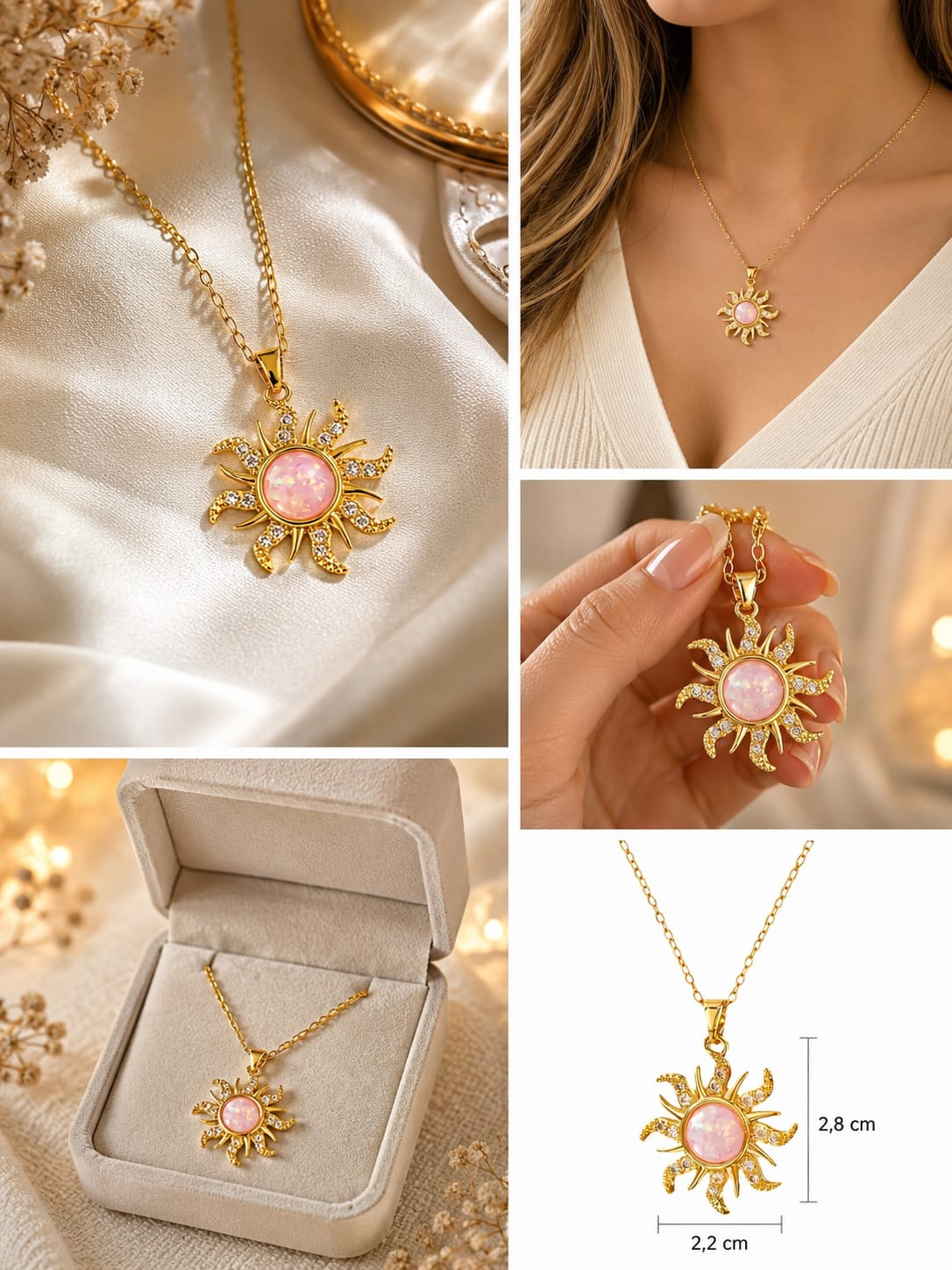 Collier soleil Disney Raiponce