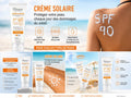 Crème solaire tres haute protection 90+